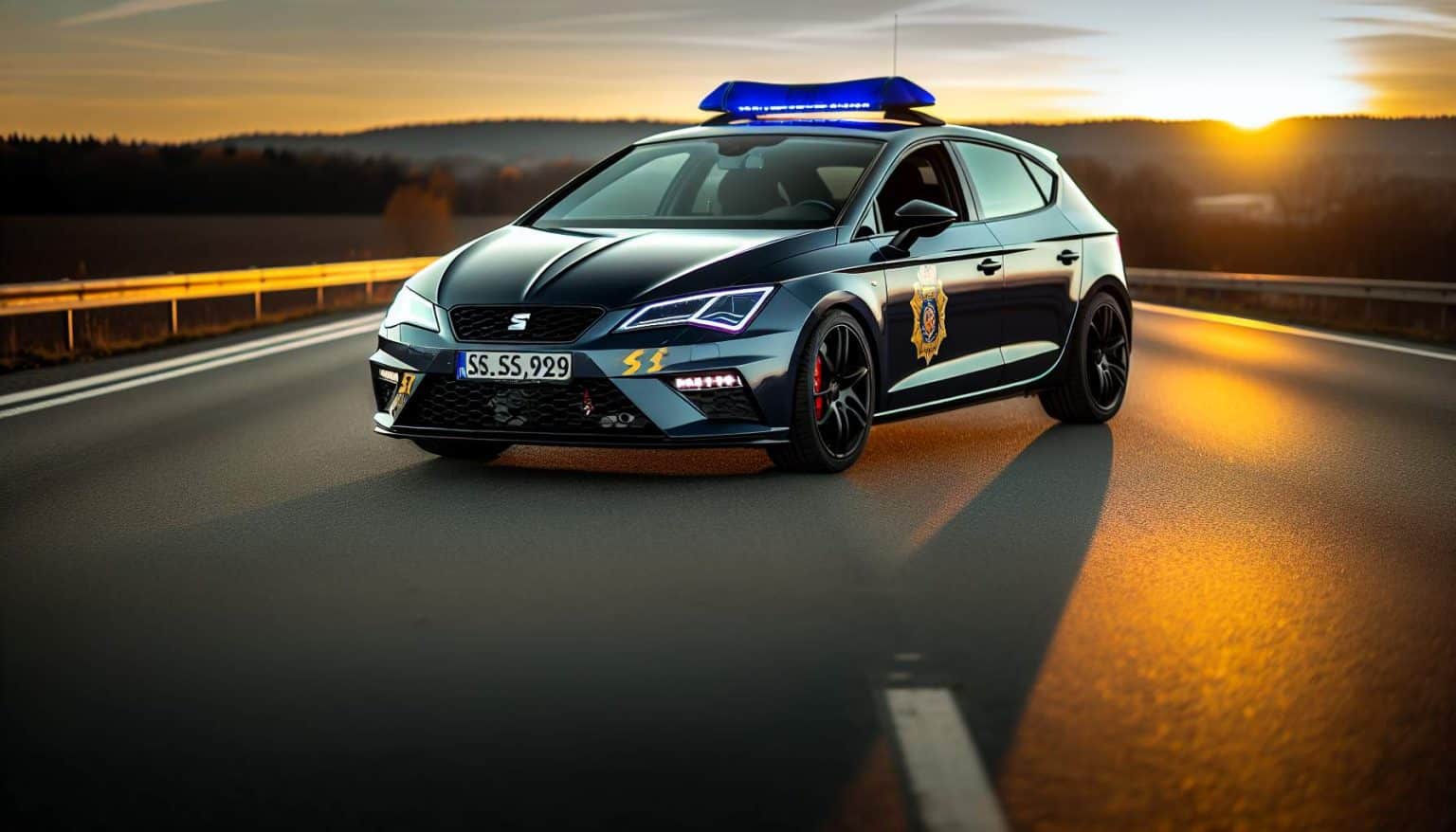 Seat Leon Cupra Gendarmerie : puissance et style